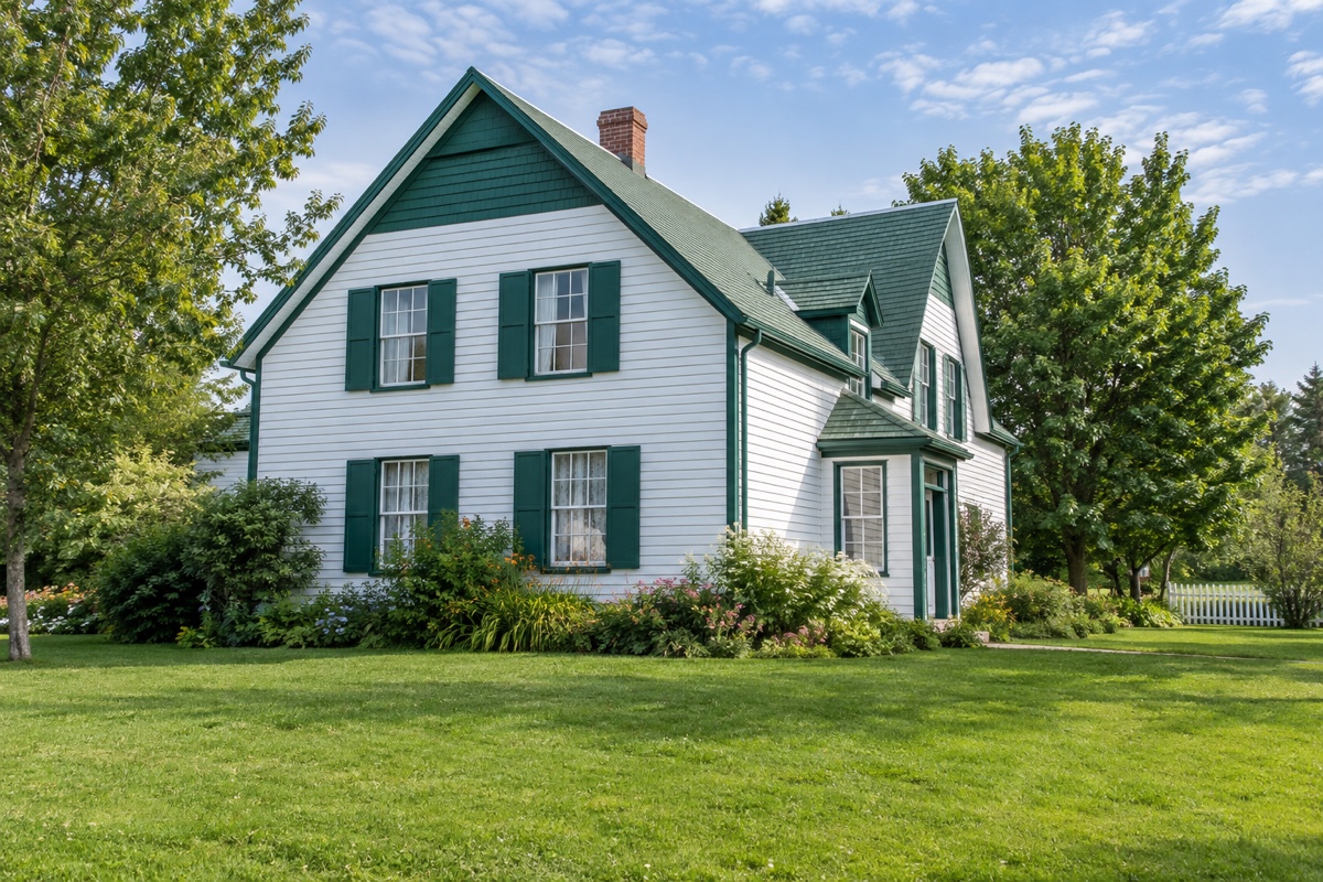 Green Gables Heritage Place farmhouse and grounds in Cavendish, Prince Edward Island